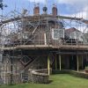 ALR scaffolding build in progress. Photo: Lorna Howard National Trust 