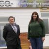 Dave Slater, CEO of Co Adventurers (left) with Vanessa Briggs, Co Adventurers Curriculum and Safeguarding Lead (right) 