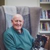  Millbrook Village resident Nigel Epps with his Alan Bean autograph which was valued by Christina Trevanion