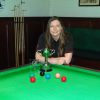 WEBSF Ladies Snooker Open Winner - Traci Wannell  