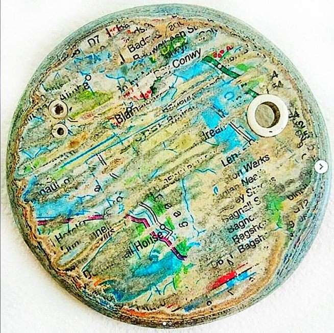 Paper brooch by Alysa freeman