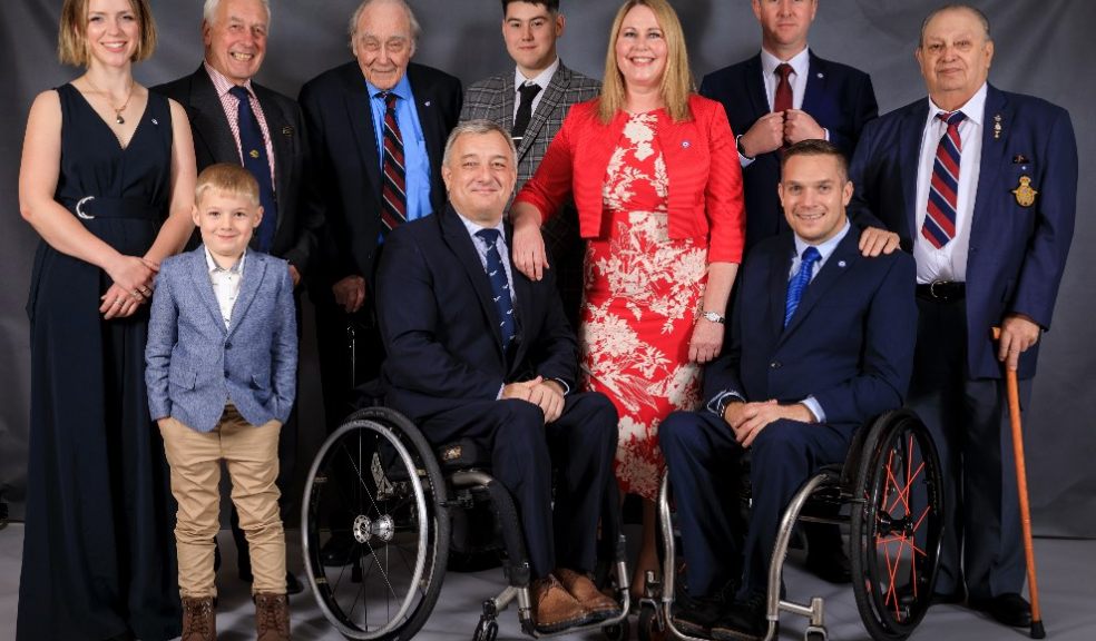 Natasha Haward (far left) with other members of the RAF family that the Fund have supported. Photo: RAF Benevolent Fund