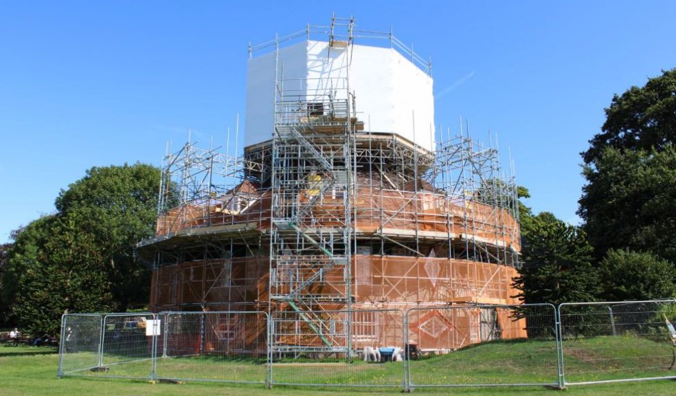 ALR scaffolding completed. Photo: Jane Birdsall National Trust 