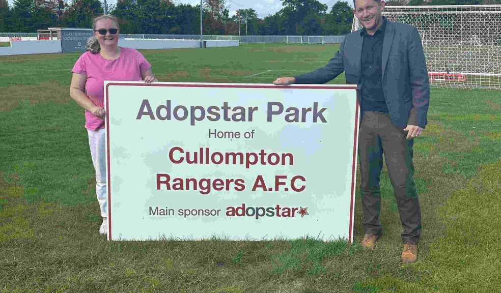 Adopstar becomes title sponsor of Cullompton Rangers Football Club