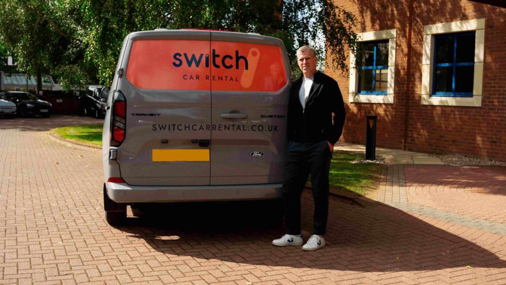 Pictured: Martin Wilson, Managing Director, Scot Group with a newly branded Switch van