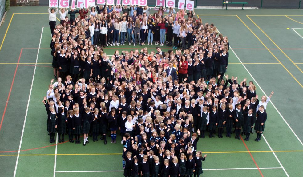 The Maynard School, Exeter stands in support of International Day of the Girl.