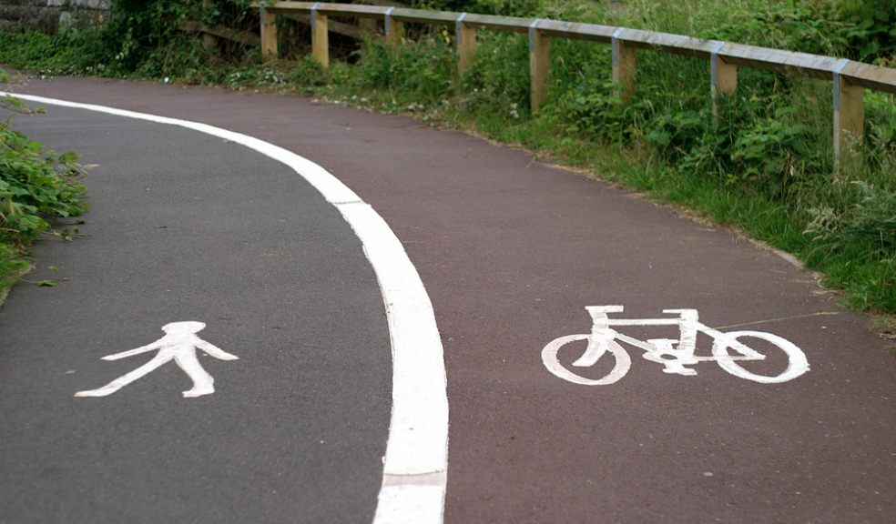 walking cycle on road