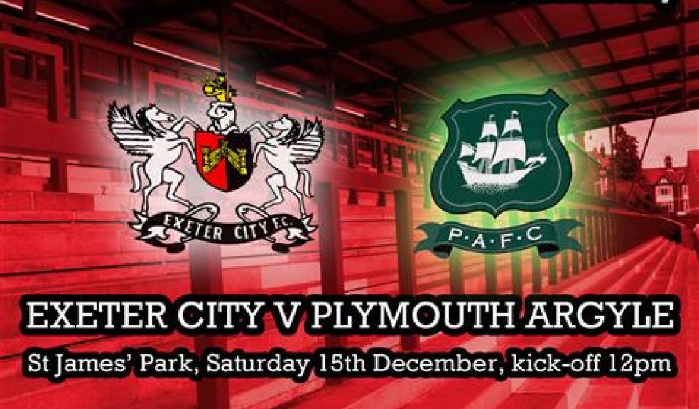 Exeter City v Plymouth Argyle Match Day Info | The Exeter