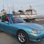 Drive Devon Mazda MX-5 Hire car in Lyme Regis