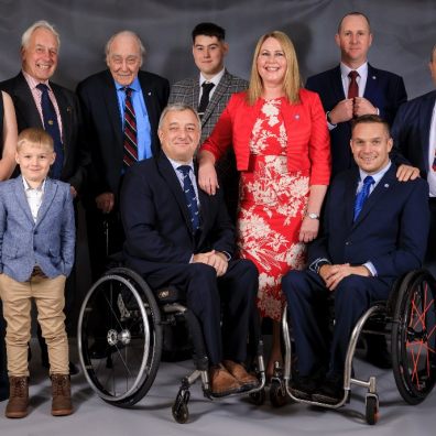 Natasha Haward (far left) with other members of the RAF family that the Fund have supported. Photo: RAF Benevolent Fund