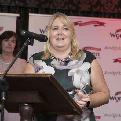 Anna Gidman winner of the Successful Women Business Mother Award