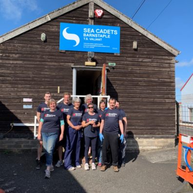 Barnstaple Sea Cadets’ HQ has a fresh new look, thanks to local chartered accountancy firm Simpkins Edwards