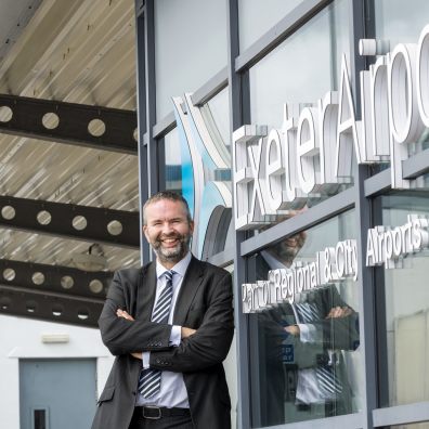 Exeter Airport Managing Director Matt Roach