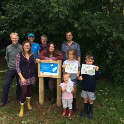 Families and Councillors mark the opening of new nature reserve for Exmouth