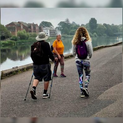 Members of the FORCE Walking Group on Exeter Quay