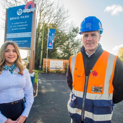 Barratt Homes and David Wilson Homes pay their respects on Remembrance Sunday