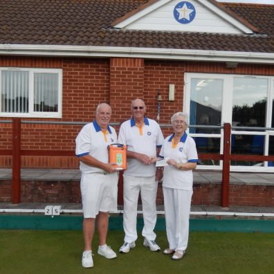 L-R: Are Eileen Martin, Brian Adams, Simon Whittle